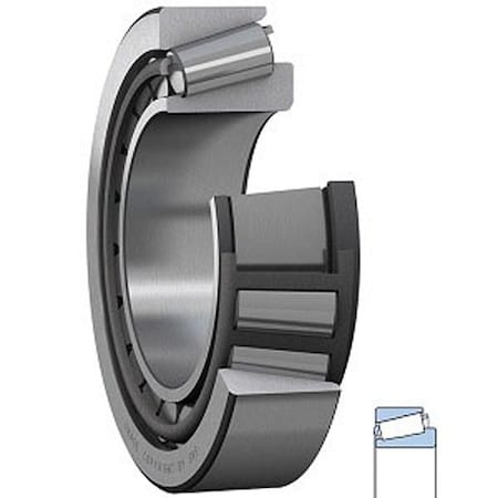 Skf Tapered Roller Bearing Assembly, Standard Precision, Basic Number, 30MM Bore 30206